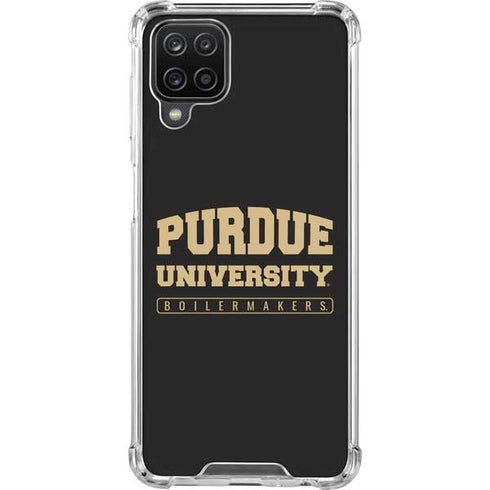 Purdue University Purdue University Boilermakers Bold Galaxy A12 Clear Case