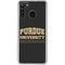 Purdue University Purdue University Boilermakers Bold Galaxy A21 Clear Case
