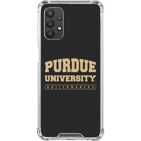 Purdue University Purdue University Boilermakers Bold Galaxy A32 5G Clear Case