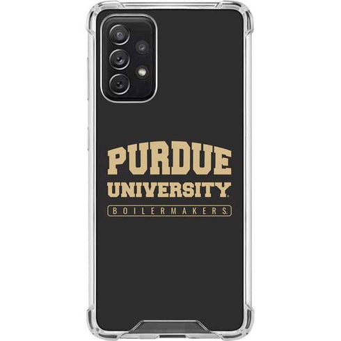 Purdue University Purdue University Boilermakers Bold Galaxy A72 5G Clear Case