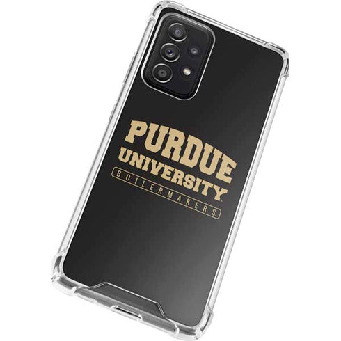 Purdue University Purdue University Boilermakers Bold Galaxy A72 5G Clear Case