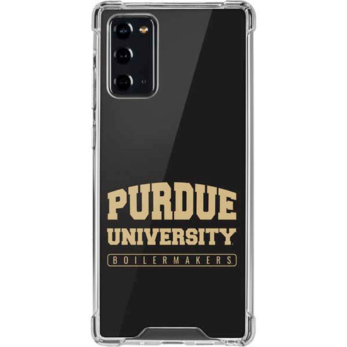 Purdue University Purdue University Boilermakers Bold Galaxy Note20 5G Clear Case