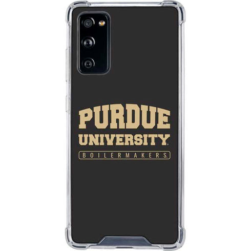 Purdue University Purdue University Boilermakers Bold Galaxy S20 FE Clear Case