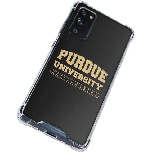 Purdue University Purdue University Boilermakers Bold Galaxy S20 FE Clear Case