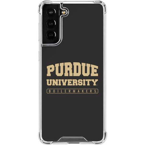 Purdue University Purdue University Boilermakers Bold Galaxy S21 FE Clear Case