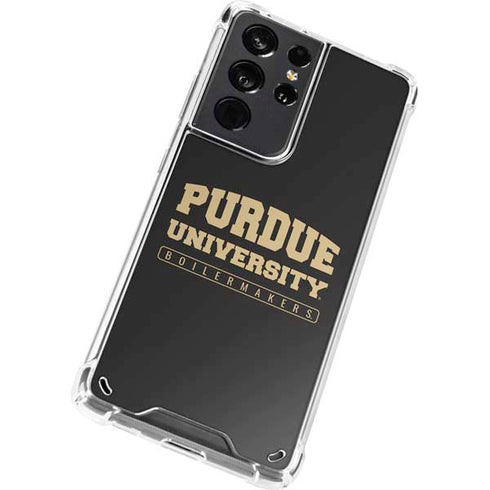Purdue University Purdue University Boilermakers Bold Galaxy S21 Ultra 5G Clear Case