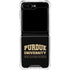 Purdue University Purdue University Boilermakers Bold Galaxy Z Flip5 5G Clear Case