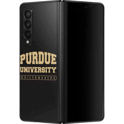 Purdue University Purdue University Boilermakers Bold Galaxy Z Fold3 5G Skin