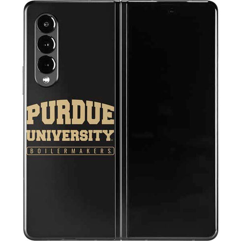 Purdue University Purdue University Boilermakers Bold Galaxy Z Fold3 5G Skin