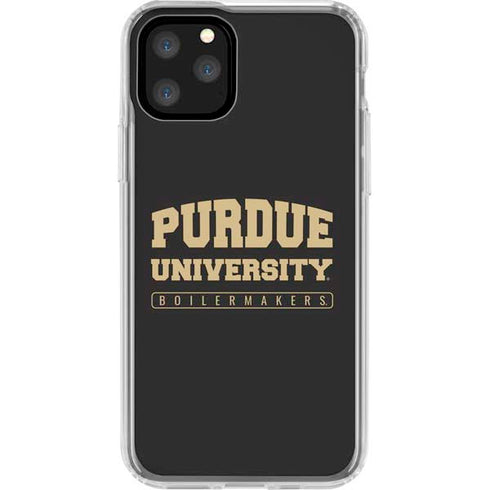 Purdue University Purdue University Boilermakers Bold iPhone 11 Pro Clear Case