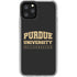 Purdue University Purdue University Boilermakers Bold iPhone 11 Pro Clear Case