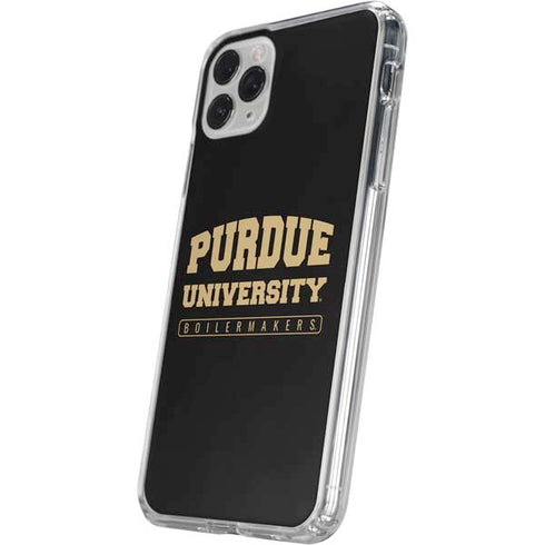 Purdue University Purdue University Boilermakers Bold iPhone 11 Pro Clear Case