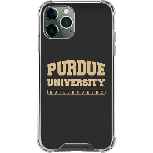 Purdue University Purdue University Boilermakers Bold iPhone 11 Pro Max Clear Case