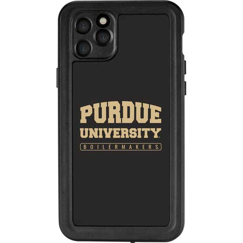 Purdue University Purdue University Boilermakers Bold iPhone 11 Pro Max Waterproof Case