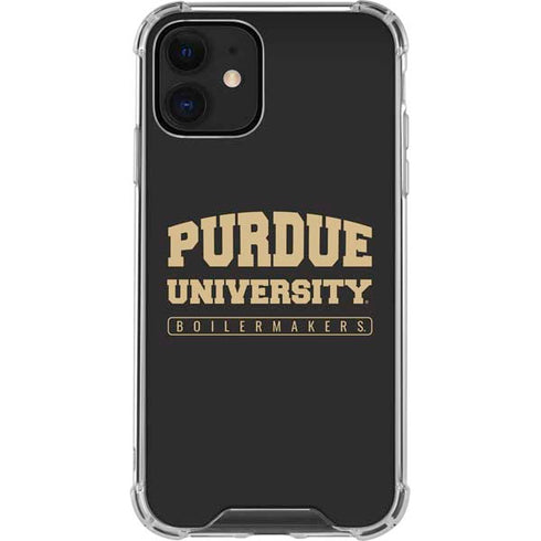 Purdue University Purdue University Boilermakers Bold iPhone 12 Mini Clear Case