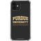 Purdue University Purdue University Boilermakers Bold iPhone 12 Mini Clear Case