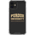 Purdue University Purdue University Boilermakers Bold iPhone 12 Mini Clear Case