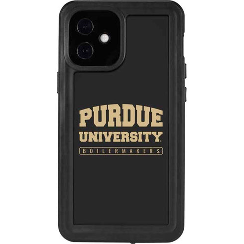 Purdue University Purdue University Boilermakers Bold iPhone 12 Mini Waterproof Case