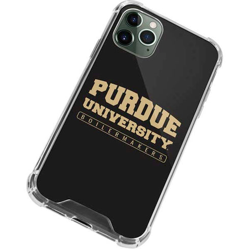 Purdue University Purdue University Boilermakers Bold iPhone 12 Pro Clear Case