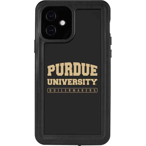 Purdue University Purdue University Boilermakers Bold iPhone 12 Waterproof Case