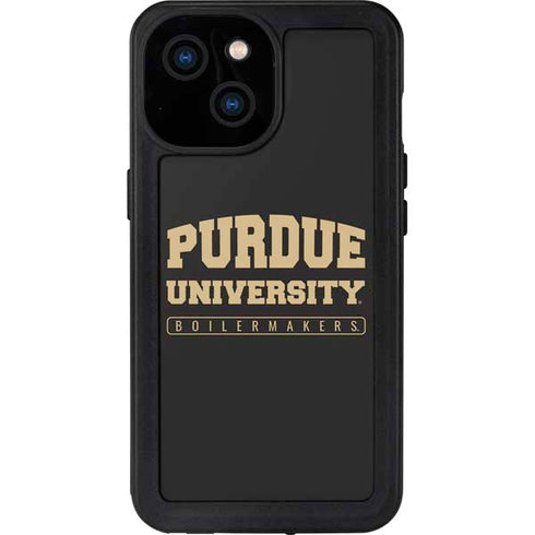 Purdue University Purdue University Boilermakers Bold iPhone 13 Mini Waterproof Case