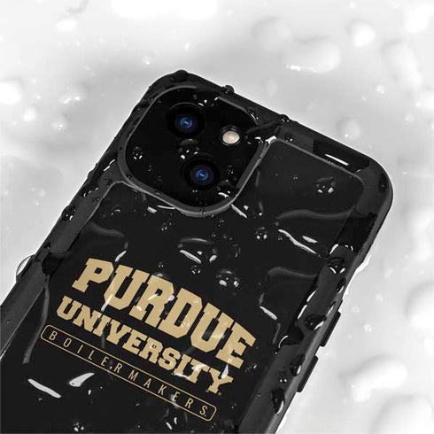 Purdue University Purdue University Boilermakers Bold iPhone 13 Mini Waterproof Case