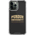 Purdue University Purdue University Boilermakers Bold iPhone 13 Pro Max Clear Case