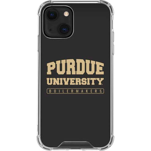 Purdue University Purdue University Boilermakers Bold iPhone 14 Plus Clear Case
