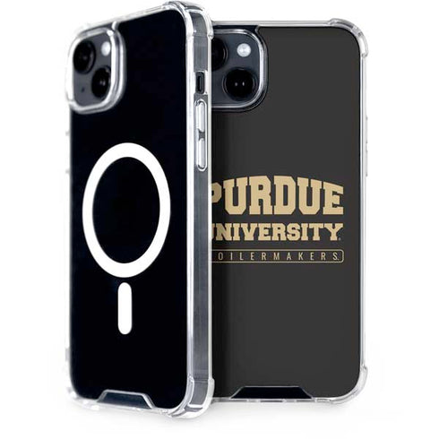 Purdue University Purdue University Boilermakers Bold iPhone 15 Plus MagSafe Case