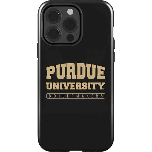 Purdue University Purdue University Boilermakers Bold iPhone 15 Pro Impact Case