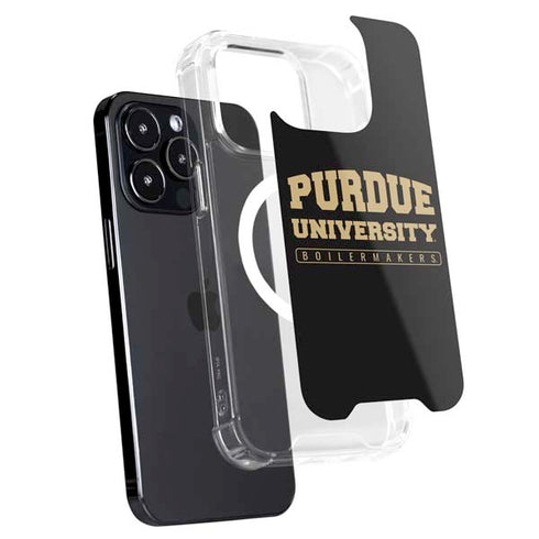 Purdue University Purdue University Boilermakers Bold iPhone 14 Pro MagSafe Case