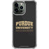 Purdue University Purdue University Boilermakers Bold iPhone 14 Pro Max Clear Case