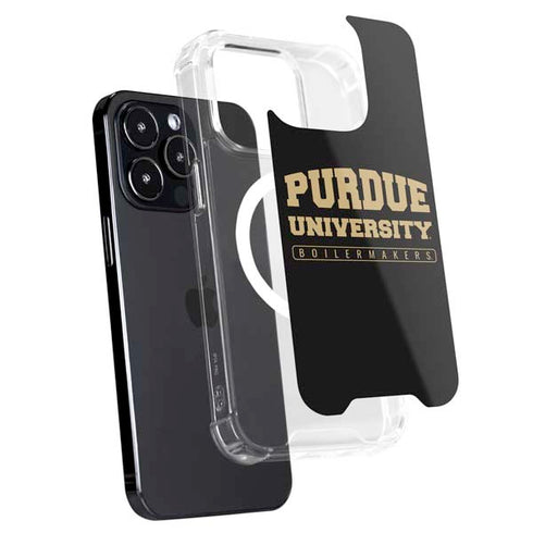 Purdue University Purdue University Boilermakers Bold iPhone 15 Pro Max MagSafe Case