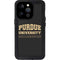 Purdue University Purdue University Boilermakers Bold iPhone 14 Pro Waterproof Case