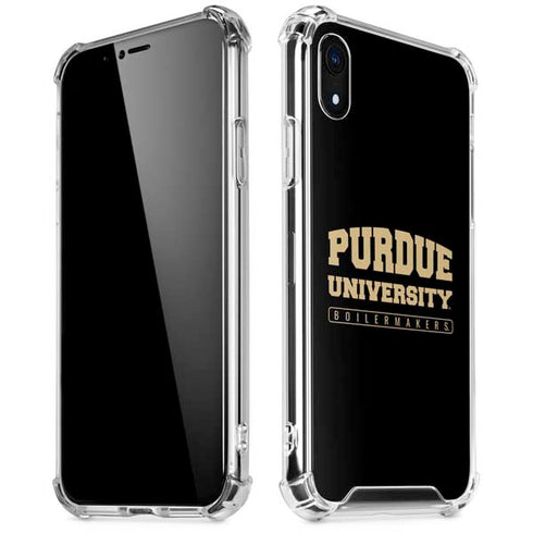 Purdue University Purdue University Boilermakers Bold iPhone XR Clear Case