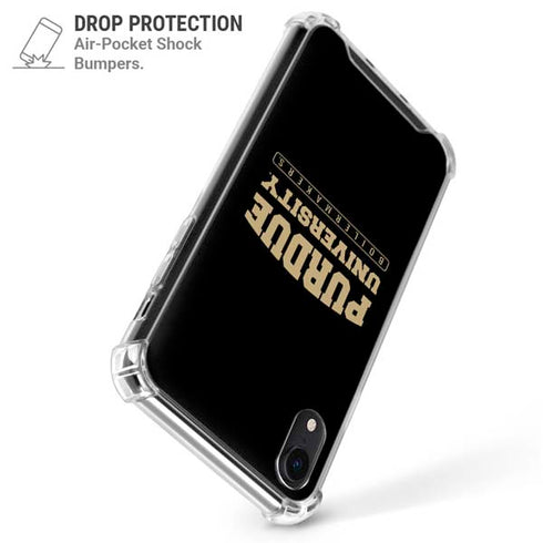 Purdue University Purdue University Boilermakers Bold iPhone XR Clear Case