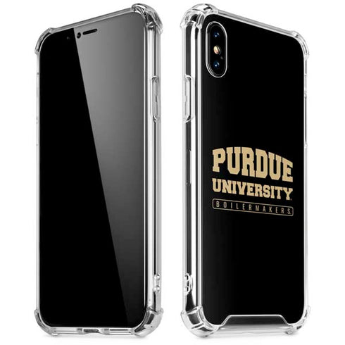 Purdue University Purdue University Boilermakers Bold iPhone XS Max Clear Case