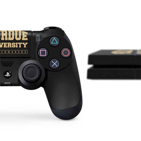 Purdue University Purdue University Boilermakers Bold PS4 Console and Controller Bundle Skin