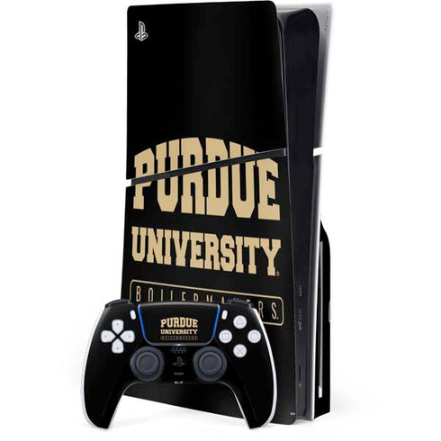 Purdue University Purdue University Boilermakers Bold PS5 Slim Disk Bundle Skin