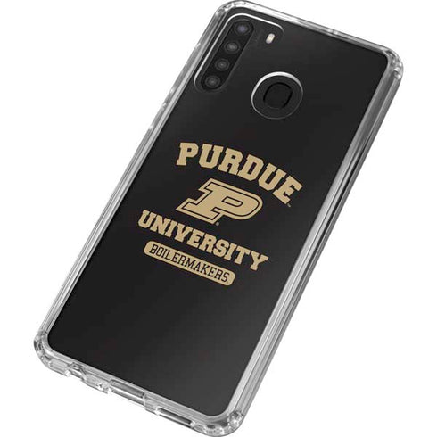Purdue University Purdue University Boilermakers Galaxy A21 Clear Case