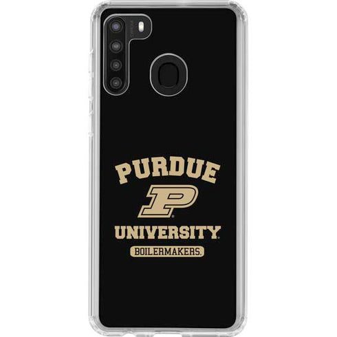 Purdue University Purdue University Boilermakers Galaxy A21 Clear Case