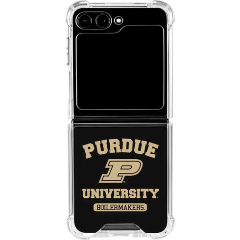 Purdue University Purdue University Boilermakers Galaxy Z Flip5 5G Clear Case