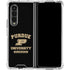 Purdue University Purdue University Boilermakers Galaxy Z Fold4 5G Clear Case