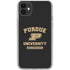 Purdue University Purdue University Boilermakers iPhone 11 Clear Case