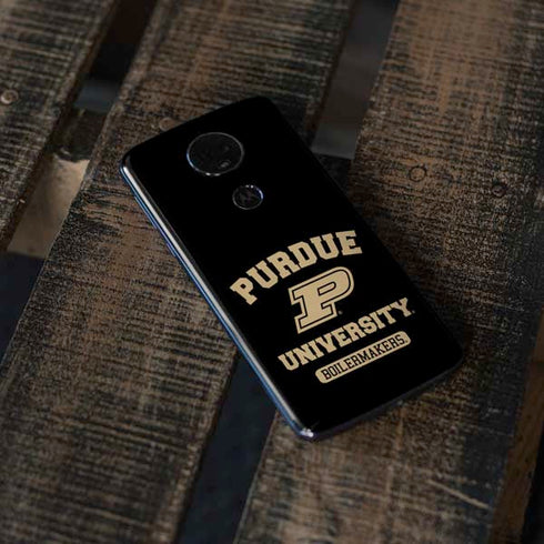 Purdue University Purdue University Boilermakers Moto E5 Plus Skin