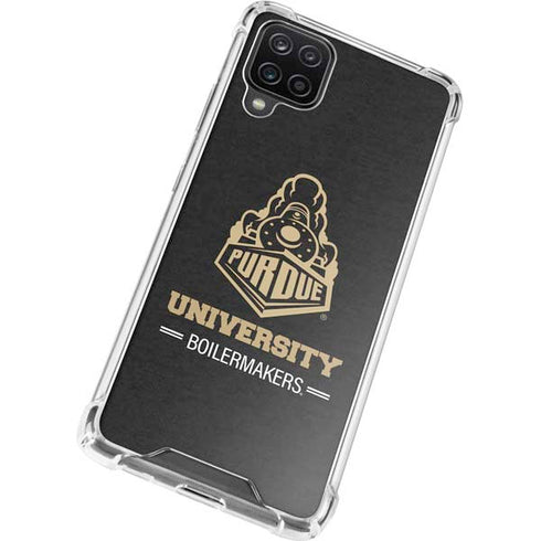 Purdue University Purdue University Boilermakers Signature Logo Galaxy A12 Clear Case