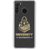 Purdue University Purdue University Boilermakers Signature Logo Galaxy A21 Clear Case