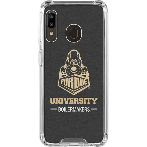 Purdue University Purdue University Boilermakers Signature Logo Galaxy A30 Clear Case