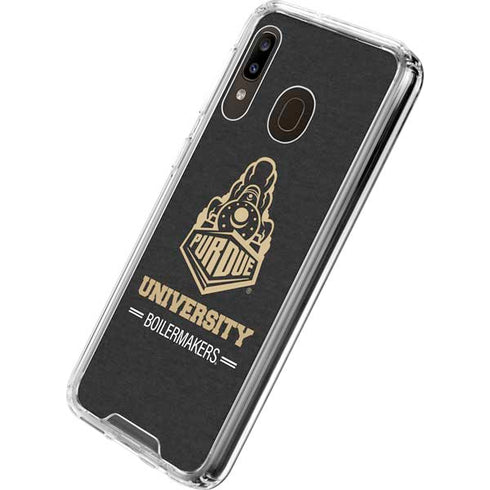 Purdue University Purdue University Boilermakers Signature Logo Galaxy A30 Clear Case
