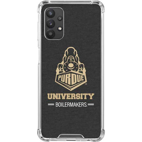 Purdue University Purdue University Boilermakers Signature Logo Galaxy A32 5G Clear Case